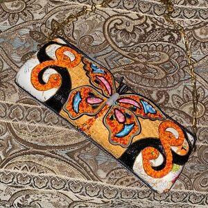 Mary Frances Butterfly Clutch with Chain